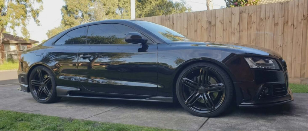 Audi clear gloss black sprayable ppf